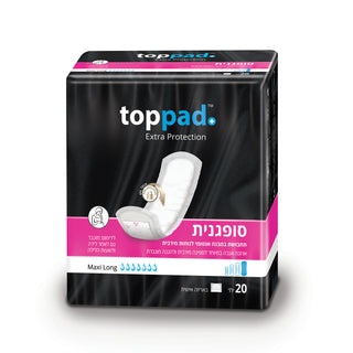 toppad | מארז תחבושות לבריחת שתן מקסי לונג