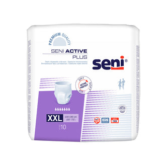 SENI| מארז תחתוני ספיגה אקטיב פלוס (10 יחידות) XXL