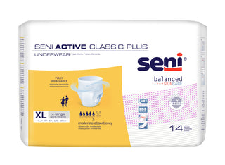 SENI| מארז תחתוני ספיגה אקטיב קלאסיק פלוס XL