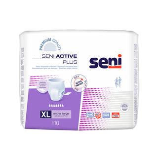 SENI| מארז תחתוני ספיגה אקטיב פלוס (10 יחידות) XL