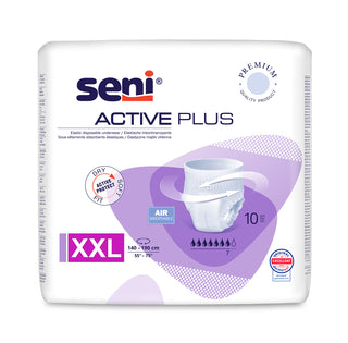 SENI| מארז תחתוני ספיגה אקטיב פלוס (10 יחידות) XXL