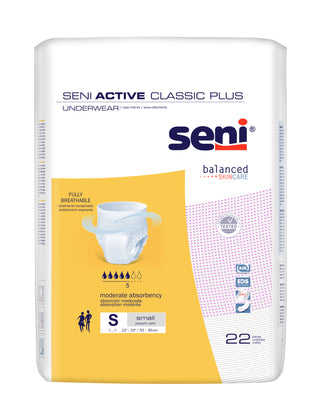 SENI| מארז תחתוני ספיגה אקטיב קלאסיק פלוס S