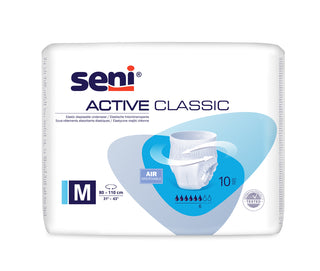 SENI| מארז תחתוני ספיגה אקטיב קלאסיק (10 יחידות) M