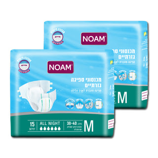 NOAM | חיתול אול נייט מידה M מארז 2 חבילות